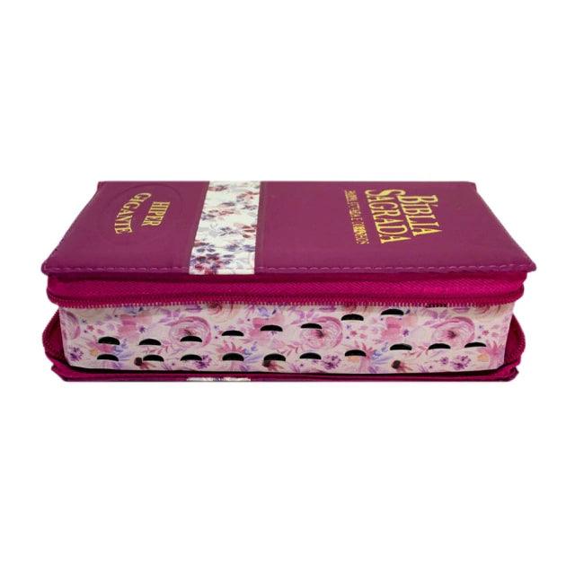 Bíblia Sagrada Letra Hipergigante RC Harpa E Corinhos Zíper Preta - Livraria Zion