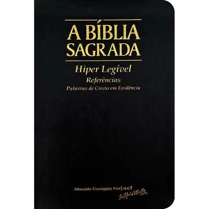 Bíblia ACF | Letra Super Legível com Ref. e Mapas - Livraria Zion