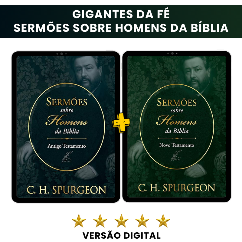 Combo: Sermões dos Homens da Bíblia – Antigo e Novo Testamento | Charles Spurgeon