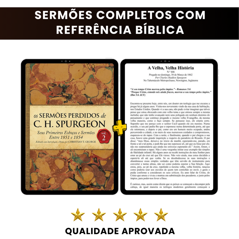 Sermões de Fogo: 800 Sermões de Charles Spurgeon