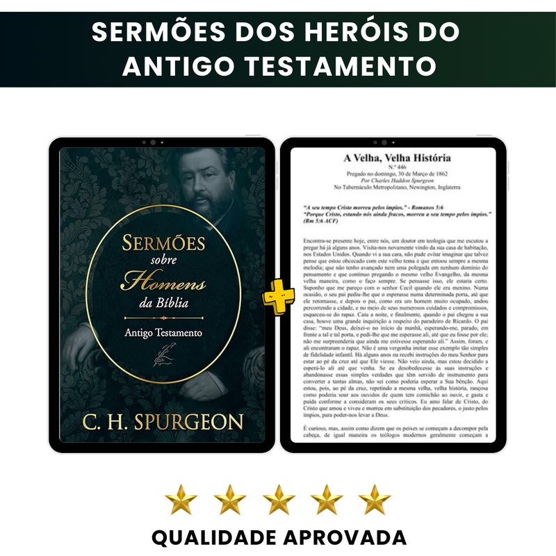 Combo: Sermões dos Homens da Bíblia – Antigo e Novo Testamento | Charles Spurgeon