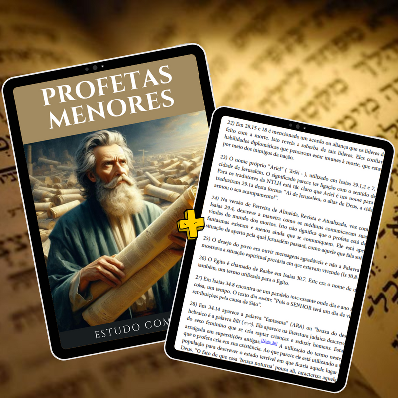 COMBO PROFETAS MAIORES E MENORES | ESTUDO COMPLETO