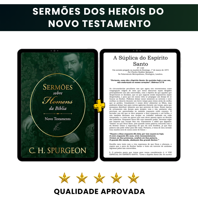 Combo: Sermões dos Homens da Bíblia – Antigo e Novo Testamento | Charles Spurgeon