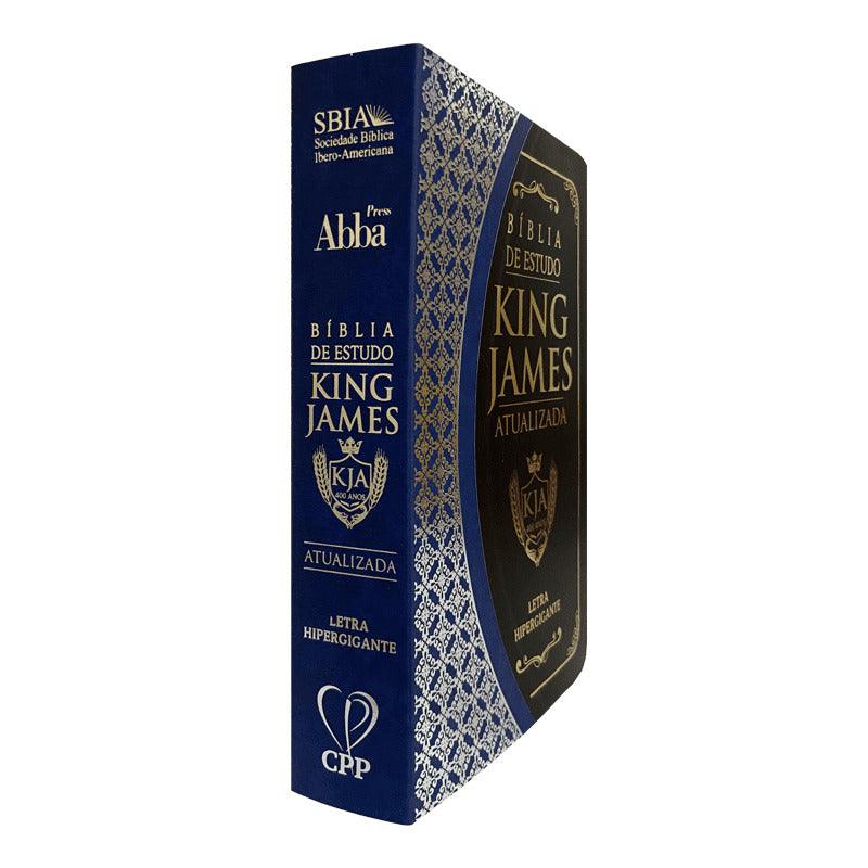 Bíblia de Estudos King James Atualizada | Letra HIPERGIGANTE - Livraria Zion