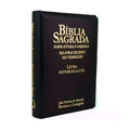 Bíblia Sagrada Letra Hipergigante RC Harpa E Corinhos Zíper Preta - Livraria Zion